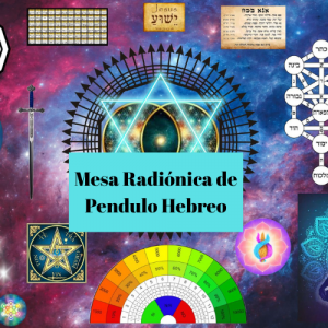 Mesa Radionica de Péndulo Hebreo