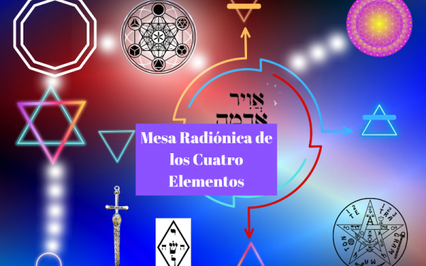 Mesa Radiónica de los Cuatro Elementos